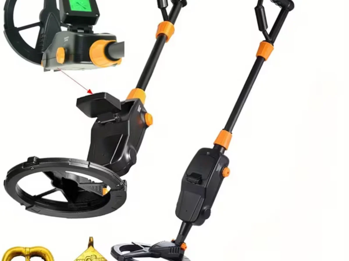 Underground metal detector with LCD display