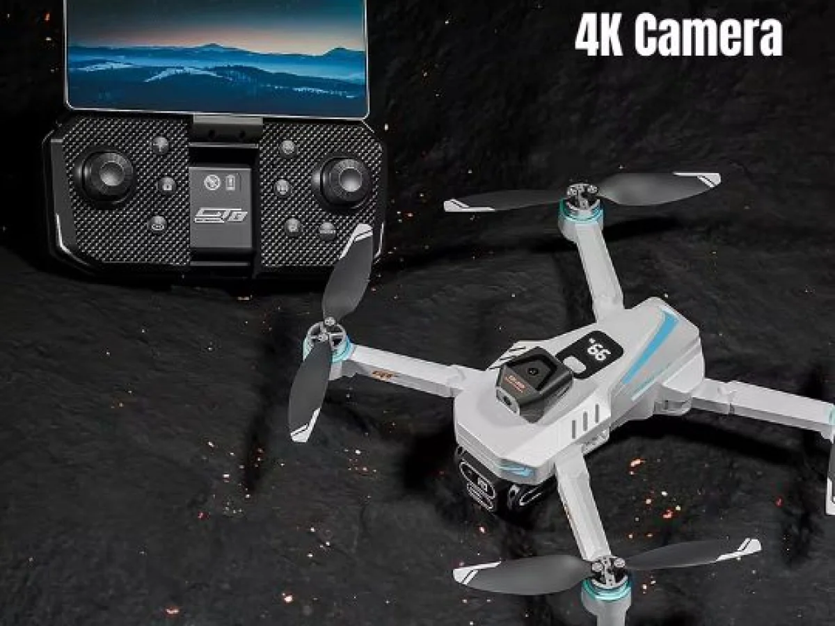 4K folding drone with obstacle avoidance & brushless motor quadcopter. Suitable for beginners.