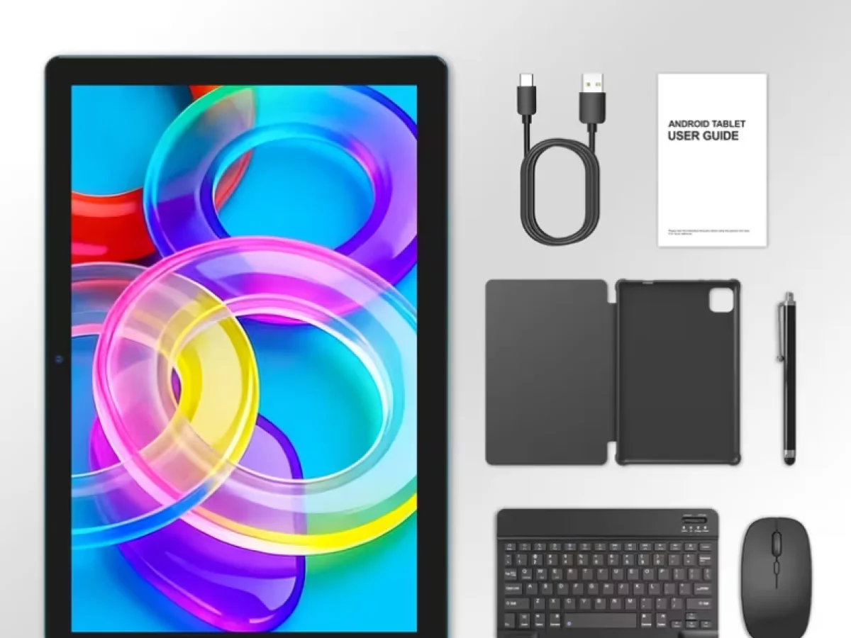 2026 Android 15 Tablet: 5G Dual-Band WiFi 6, 12GB (3GB+9GB) RAM, 64GB ROM, and 1TB expandable storag