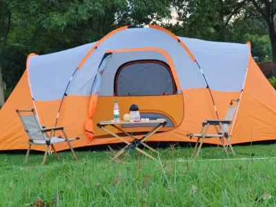 1pc Tent Family Outdoor Camping Park Courtyard Tent Adventure - Easy Setup