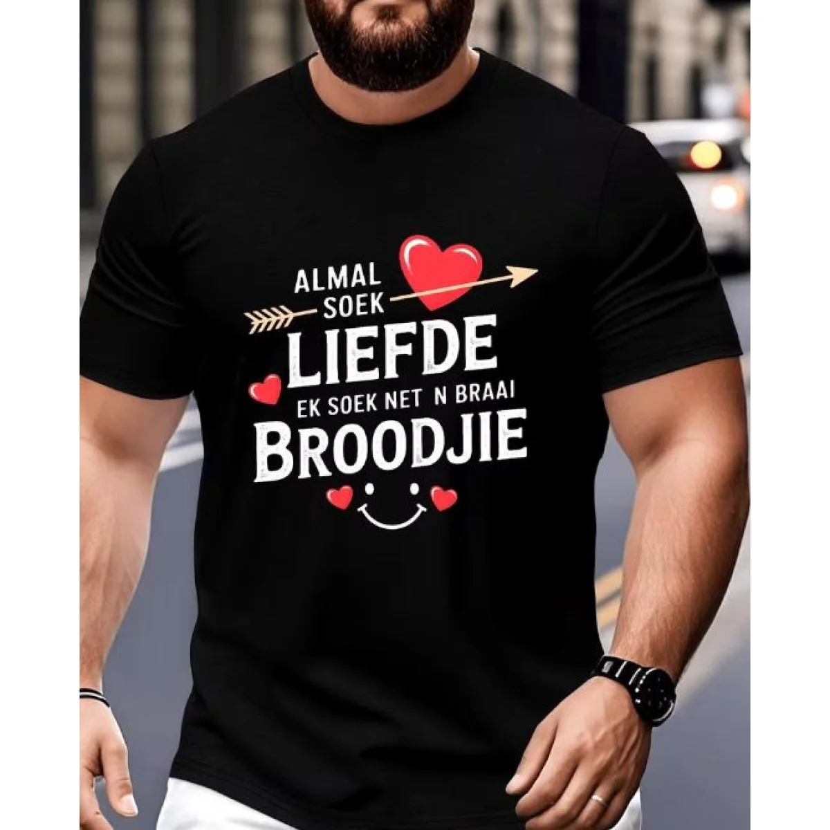 Men'S Afrikaans Humor African love Braai Quote T-Shirt