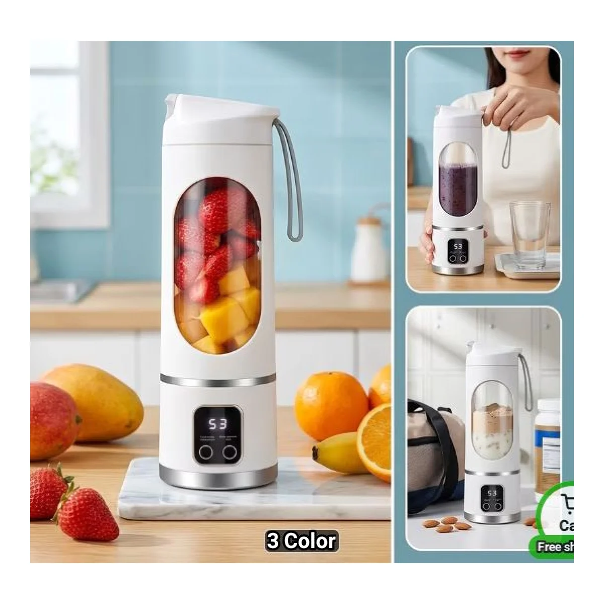 Portable USB Blender & Juicer - USB-Rechargeable