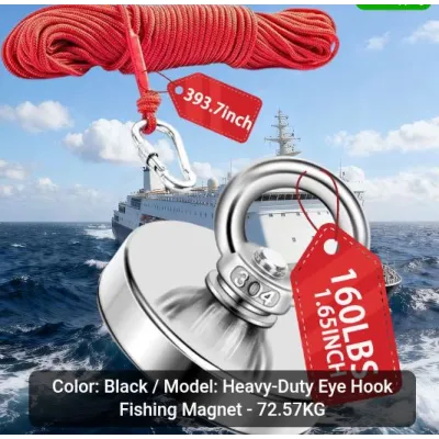 Fishing Magnet Set/Round Magnets with Rope
