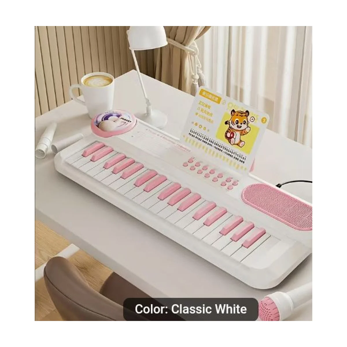 Portable 37-Key Electronic Keyboard for Kids